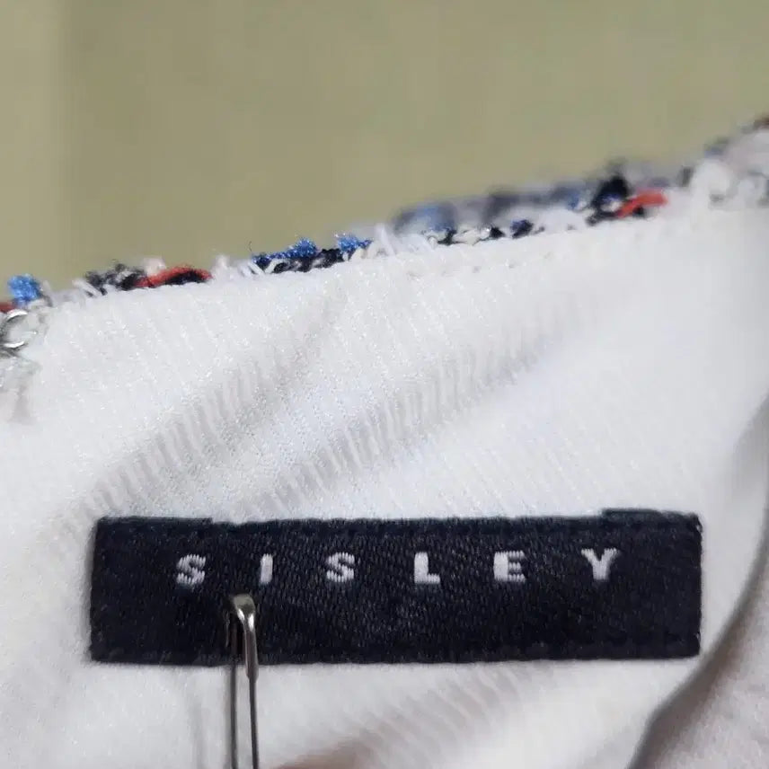 [BUNJANG] SISLEY Tweed Dress S / SISLEY 트위드 원피스 S 하객룩 벨트라인 슬림핏