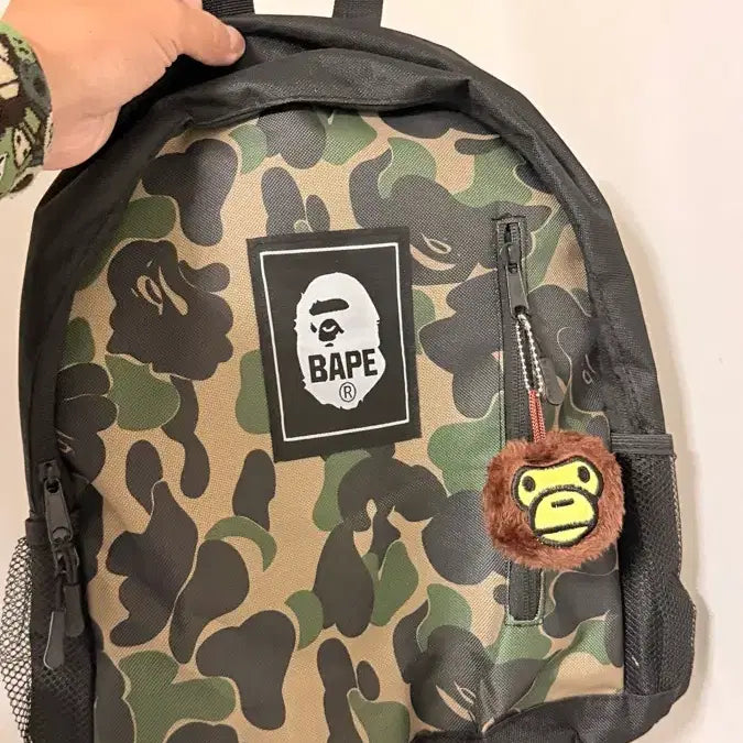 [BUNJANG] BAPE Backpack + Keyring Set Magazine Appendix Bag / (국내당일배송) 베이프 백팩 + 키링 세트 일본잡지부록 BAPE 가방