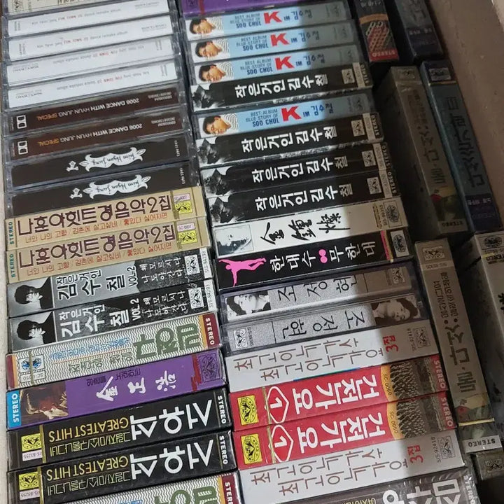 [SOLD OUT] 가요/팝 카세트 테이프 모음  미개봉 미사용100개일괄