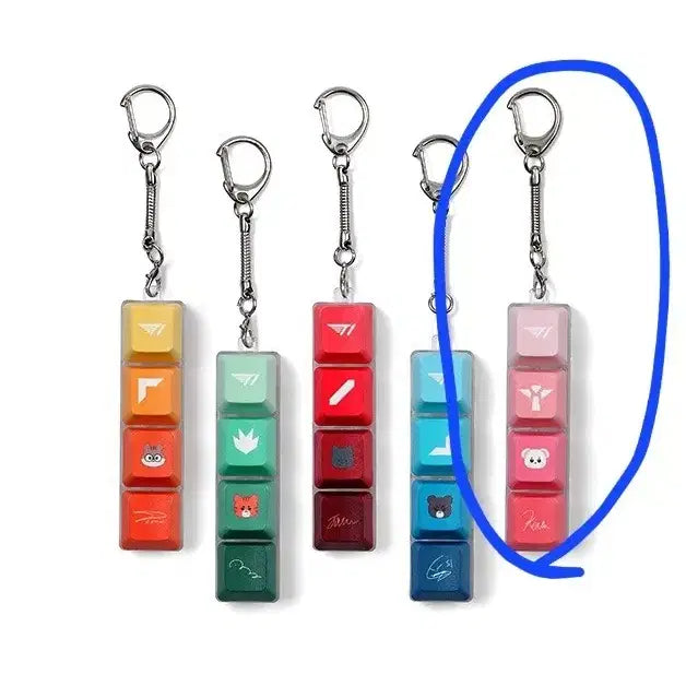 [BUNJANG] T1 Keria 2025 Animal Friends Keycap Keyring / 2025 T1 Animal Friends 키캡키링 케리아 티원 Keria