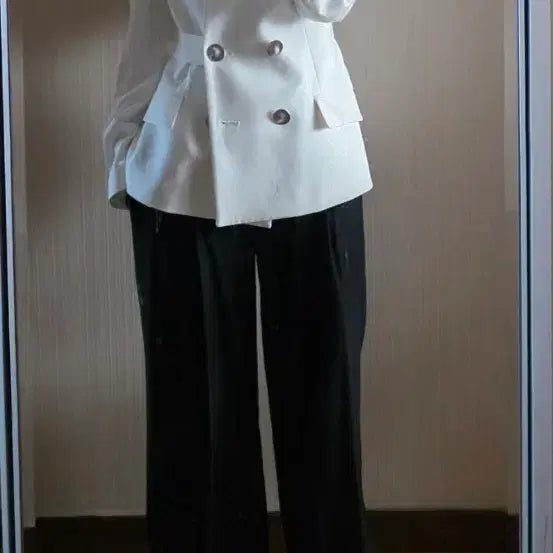 [BUNJANG] Muse Double Breasted Blazer / 뮤제  더블브레스트 블레이저 (새상품)