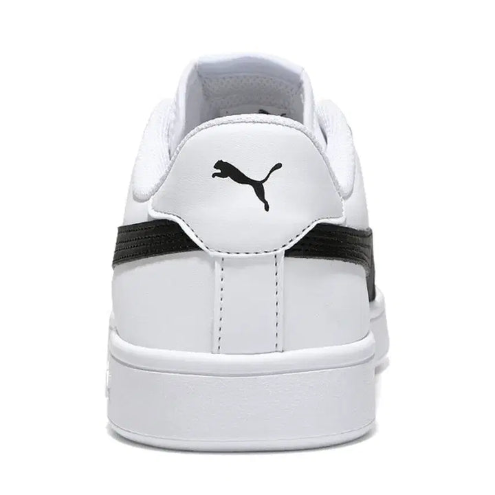 [BUNJANG] Puma Smash Leather Sneakers White Black / 푸마 스매쉬 레더 스니커즈 화이트 블랙