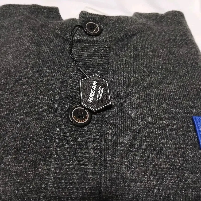 [BUNJANG] Ader Error TRS/BL Charcoal Cardigan M / 새상품) 아더에러 TRS/BL 차콜 가디건 M