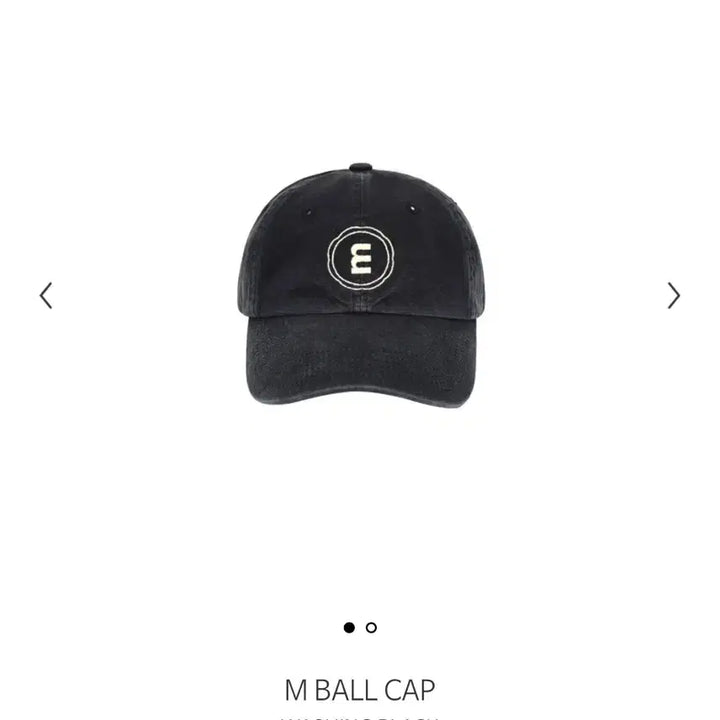 [SOLD OUT] (새상품) 미닛뮤트 m ball cap m 볼캡 워싱 블랙 택포