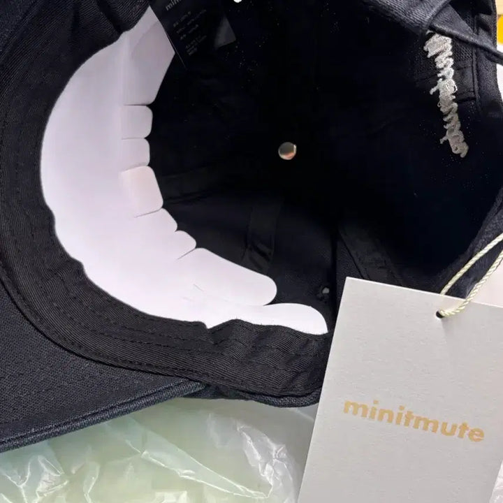 [SOLD OUT] (새상품) 미닛뮤트 m ball cap m 볼캡 워싱 블랙 택포