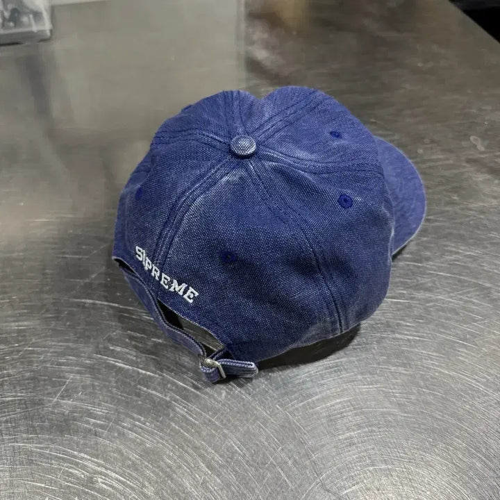 [BUNJANG] Supreme S Logo Denim Baseball Cap / Supreme S로고 데님 볼캡