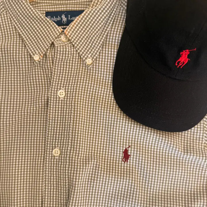 [BUNJANG] Polo Ralph Lauren Gingham Check Summer Shirt / 폴로(Polo ralph lauren) 깅엄체크 여름셔츠 L/S