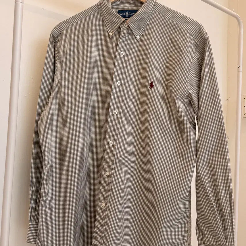 [BUNJANG] Polo Ralph Lauren Gingham Check Summer Shirt / 폴로(Polo ralph lauren) 깅엄체크 여름셔츠 L/S