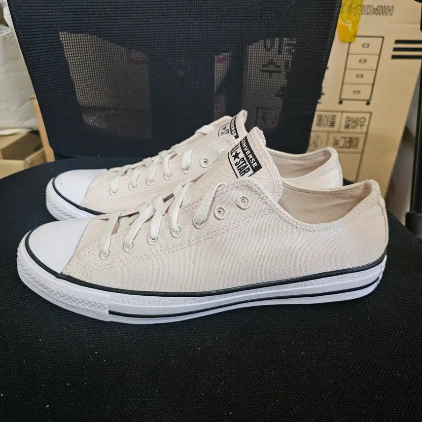[BUNJANG] Converse Chuck Taylor All Star Low White US 10 / 633-[새상품]컨버스 척 테일러 올스타 로우 화이트 280