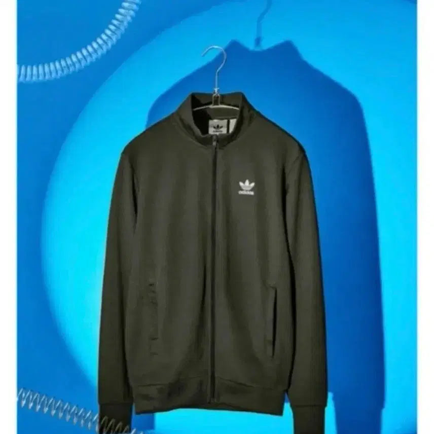 [BUNJANG] Adidas Essential Track Top Khaki L / 아디다스 에센셜 트랙탑 카키색 L사이즈