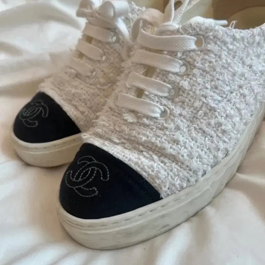 [BUNJANG] Chanel Tweed Sneakers / 샤넬 트위드 스니커즈 운동화