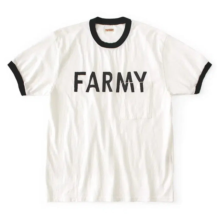 [BUNJANG] 캐피탈 farmy 포켓 링거 티셔츠 4사이즈 / 캐피탈 farmy 포켓 링거 티셔츠 4사이즈