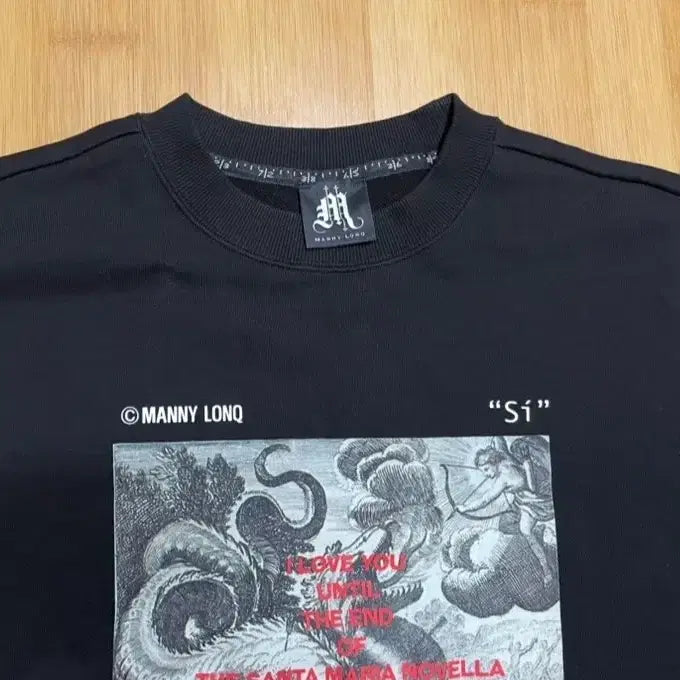 [BUNJANG] Manylongk MTM Black M Size / 매니롱크 맨투맨 5천원
