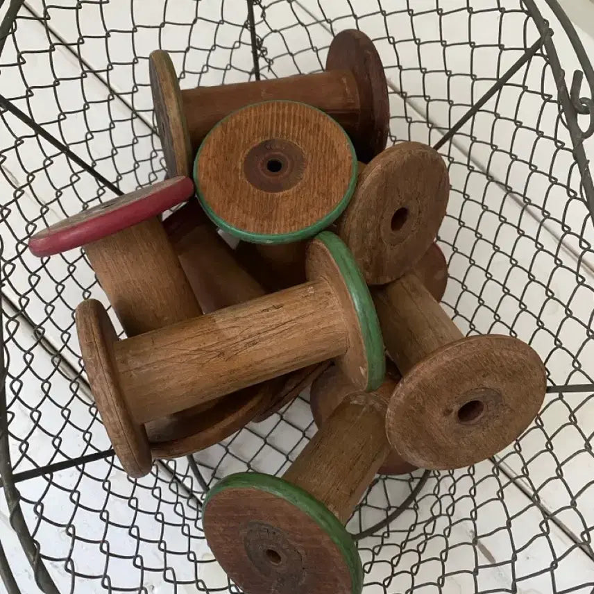 [BUNJANG] Vintage Wood Bobbin / 빈티지 우드보빈