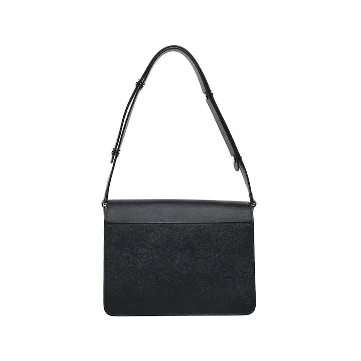 [BUNJANG] Marni Trunk Saffiano Leather Bag Medium Black / 마르니 트렁크 사피아노 백 미디엄 블랙