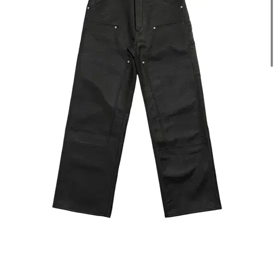 [BUNJANG] PARFROMWHAT Leather Work Pants (Size 3) / 파아카이브(파프롬왓) 레더 워크팬츠 (3)