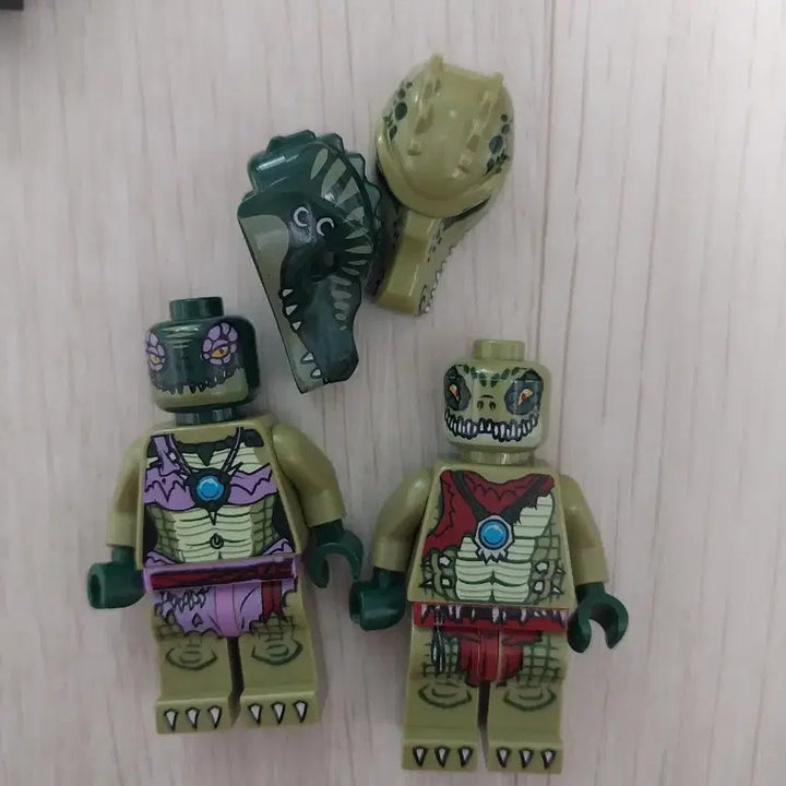 [BUNJANG] LEGO Crocodile Tribe Minifigure Bundle Set / 레고 악어부족 미니피겨 2개 일괄