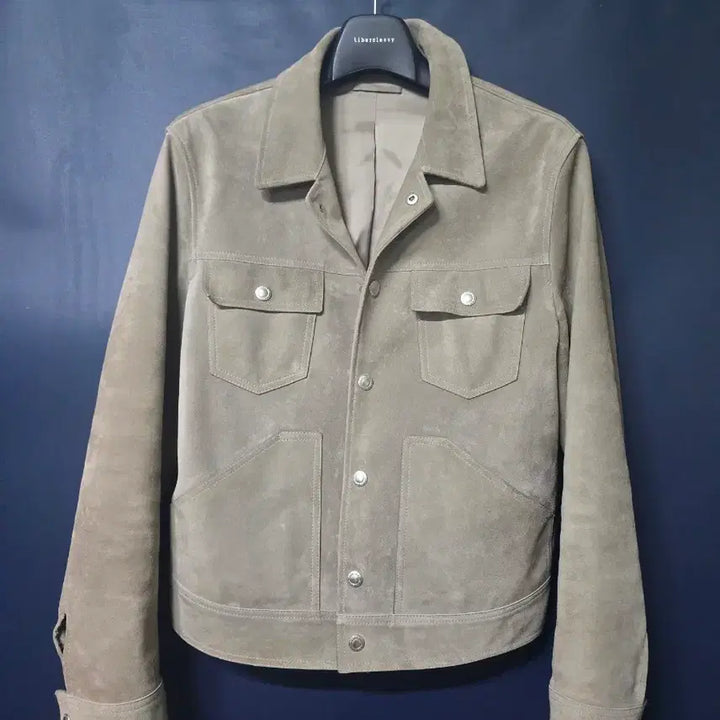 [SOLD OUT] (퓨에르옴므)톰포드 ST 베이비카프 캐시미어 스웨이드자켓 베이지 L100