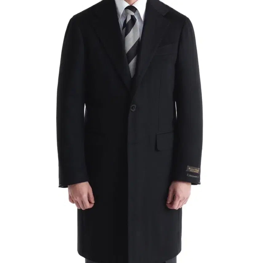 [SOLD OUT] 안드레아서울 링자켓 울캐시미어 싱글코트 블랙 50