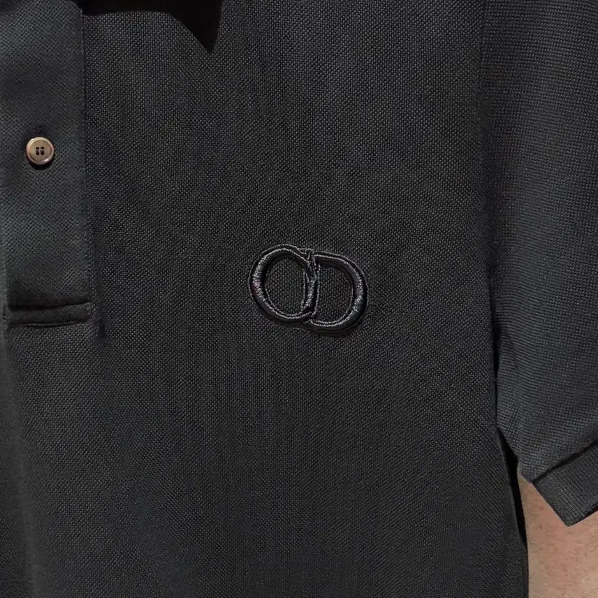 [BUNJANG] Dior CD Logo Polo Shirt / { S } 디올 CD 로고 카라 반팔 티셔츠
