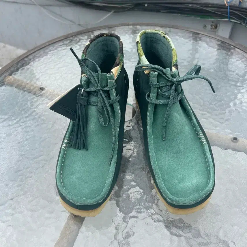 [BUNJANG] Clarks x END Wallabee Boots Green / 클락스 x 엔드 왈라비 부츠 275
