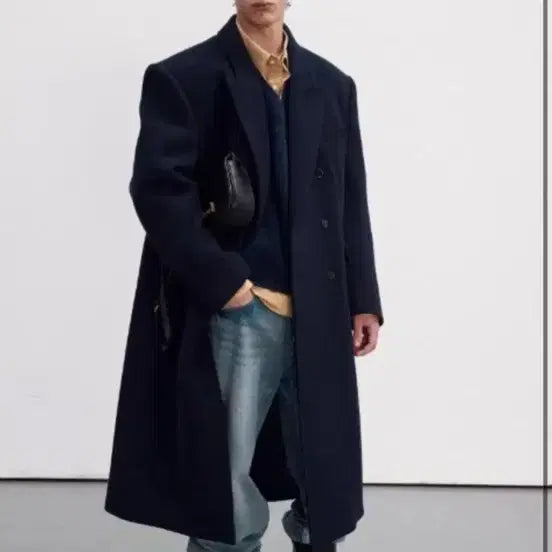 [SOLD OUT] 렉토 L 로버펠트 네이비 더블코트