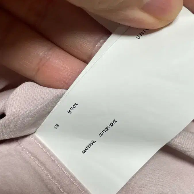 [SOLD OUT] 유니온블루 런드리 셔츠 그레이핑크 L