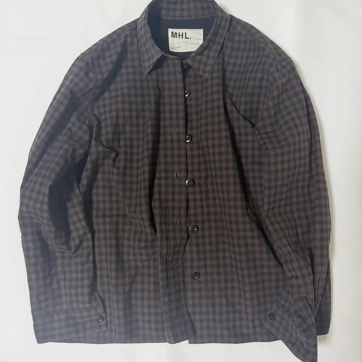 [BUNJANG] MHL Margaret Howell Cotton Gingham Check Shirt / MHL 마가레 하웰 코튼 셔츠(사이즈 2)