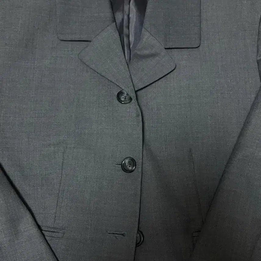 [BUNJANG] GROVE Grey Crop Jacket / GROVE 그로브 그레이 크롭 자켓