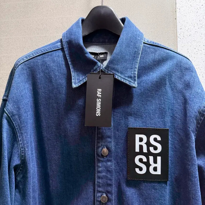 [BUNJANG] RAF SIMONS Patch Denim Shirt / RAF SIMONS(라프시몬스)/패치 데님셔츠/S