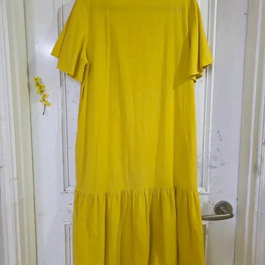 [BUNJANG] Summer Linen Long Dress / 여름 시원한 마 린넨 롱원피스  깨끗해요 가슴단면 53