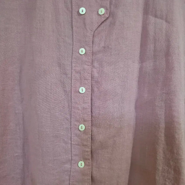 [BUNJANG] Linen Blouse / 여름 고급스런 마 린넨  블라우스  깨끗해요  가슴단면56