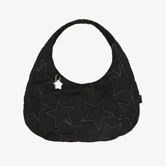 [BUNJANG] OHOSS Starquilt Padded Hobo Bag Black / 오호스 Starquilt padded Hobo Bag / Black