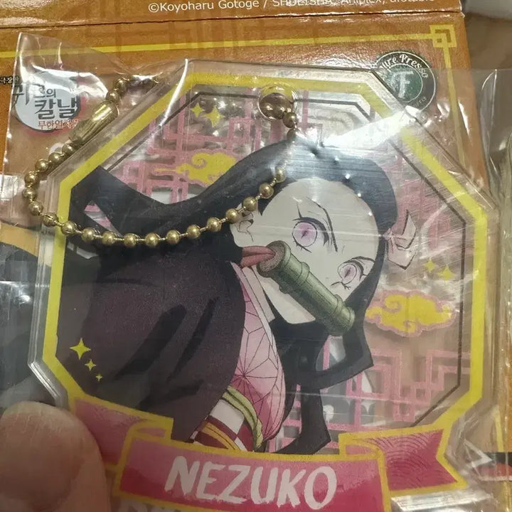 [BUNJANG] Demon Slayer: Mugen Train Lottery Keychain / 귀멸의칼날 쿠지 무한열차 키링