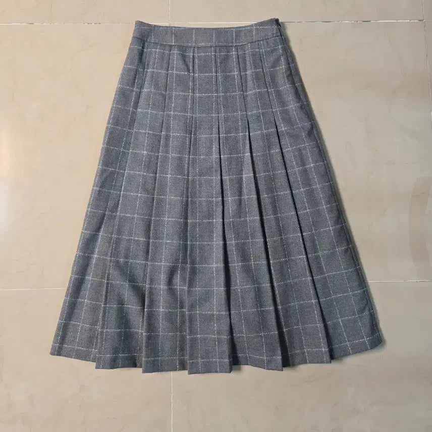 [BUNJANG] Beanpole Check Two-Piece Set / 빈폴 체크 투피스 세트 (상의+스커트)