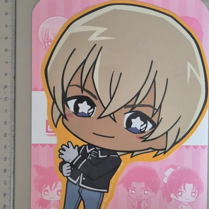 [BUNJANG] Detective Conan Big Die-Cut Sticker - Amuro Tooru / Furuya Rei &amp; Hattori Heiji Bundle / 명탐정 코난 빅 다이컷 스티커 아무로 토오루/후루야 레이 핫토리 헤이지