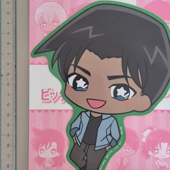 [BUNJANG] Detective Conan Big Die-Cut Sticker - Amuro Tooru / Furuya Rei &amp; Hattori Heiji Bundle / 명탐정 코난 빅 다이컷 스티커 아무로 토오루/후루야 레이 핫토리 헤이지