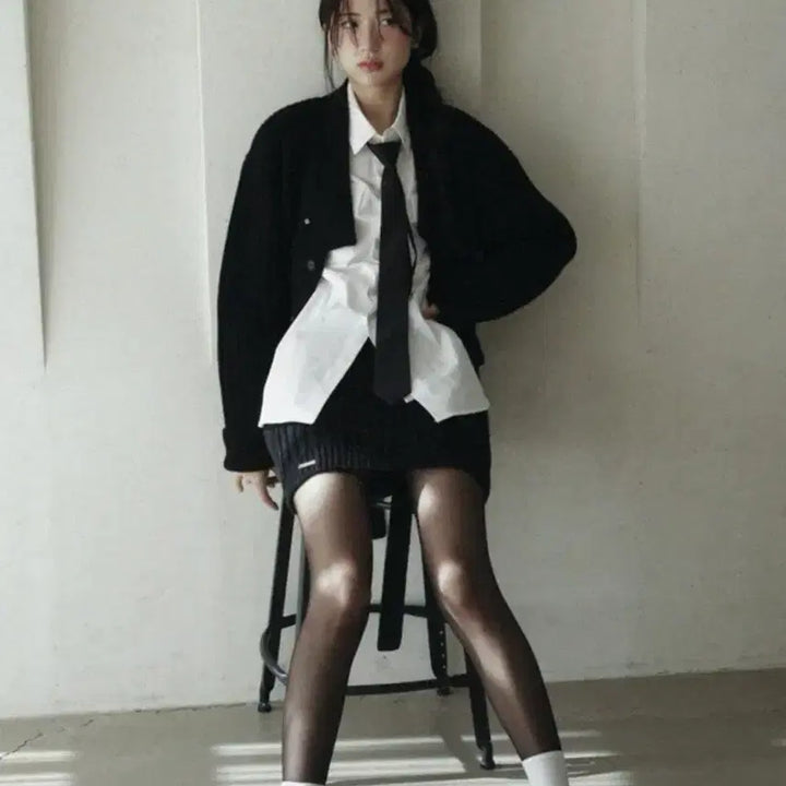 [BUNJANG] Baekso Jeogori Black Top / 한땀한땀 백소 저고리 까망