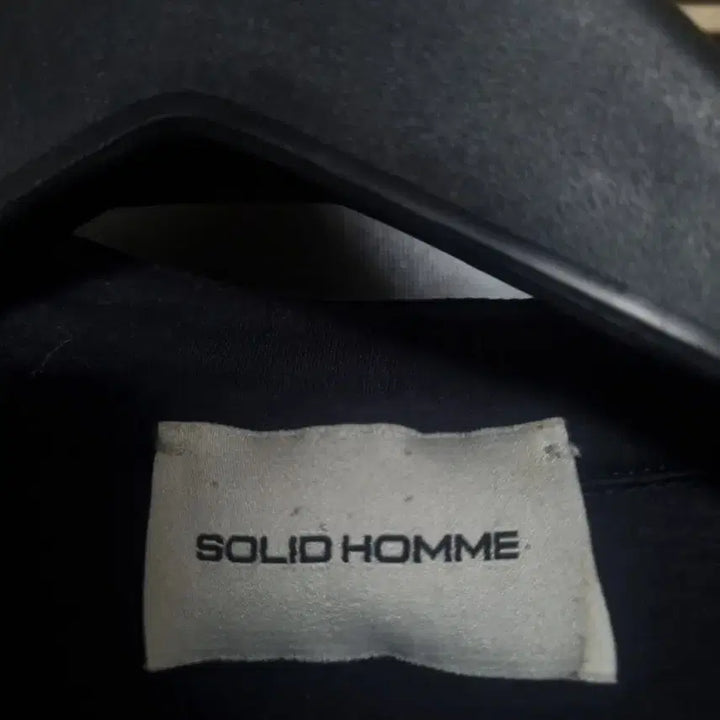 [BUNJANG] Solid Homme China Collar Navy T-shirt / 솔리드옴므 차이나 카라 반팔 티셔츠 네이비46