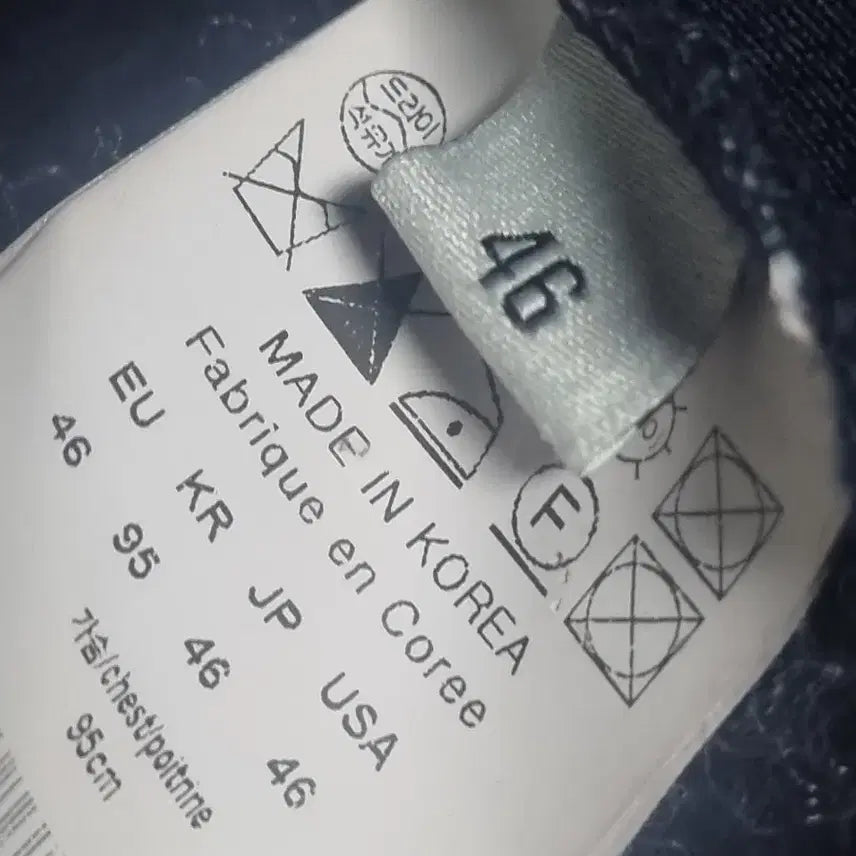 [BUNJANG] Solid Homme China Collar Navy T-shirt / 솔리드옴므 차이나 카라 반팔 티셔츠 네이비46