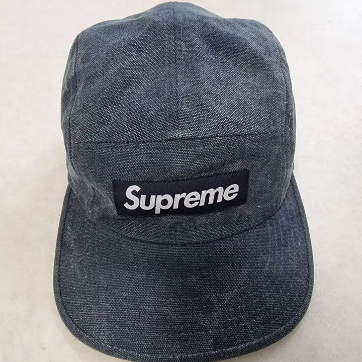 [BUNJANG] Supreme Denim Box Logo Camp Cap / 슈프림 데님 캠프캡 박스로고