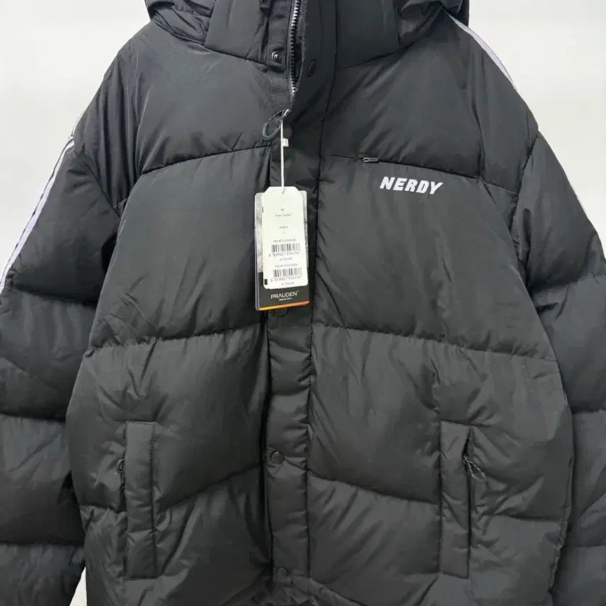 [BUNJANG] NERDY NY Down Jacket Black (L) / 널디(NERDY) 엔와이 다운자켓 블랙 패딩 (L)