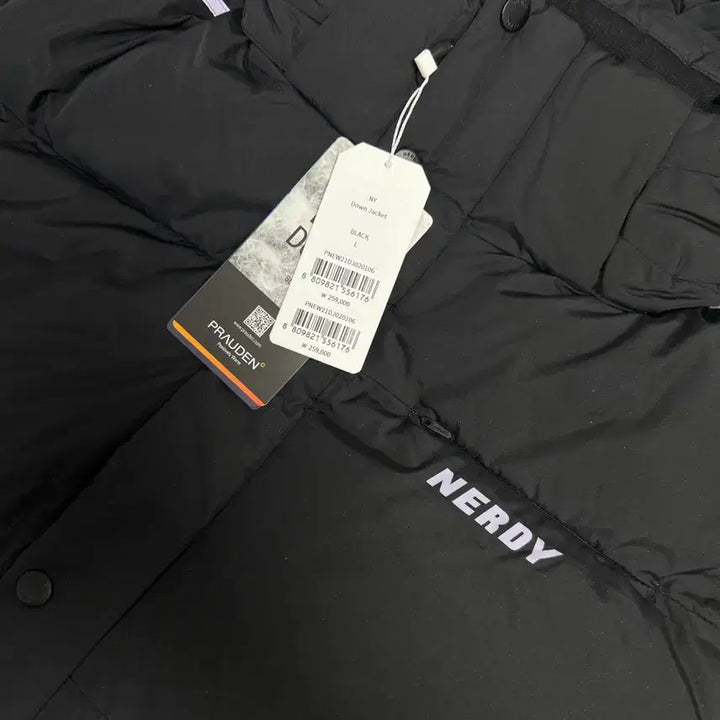 [BUNJANG] NERDY NY Down Jacket Black (L) / 널디(NERDY) 엔와이 다운자켓 블랙 패딩 (L)