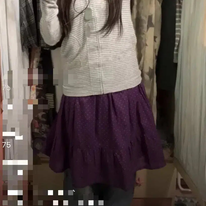 [BUNJANG] Kamomesancho Dot Skirt Set / 카모메산장 코디세트 도트스커트