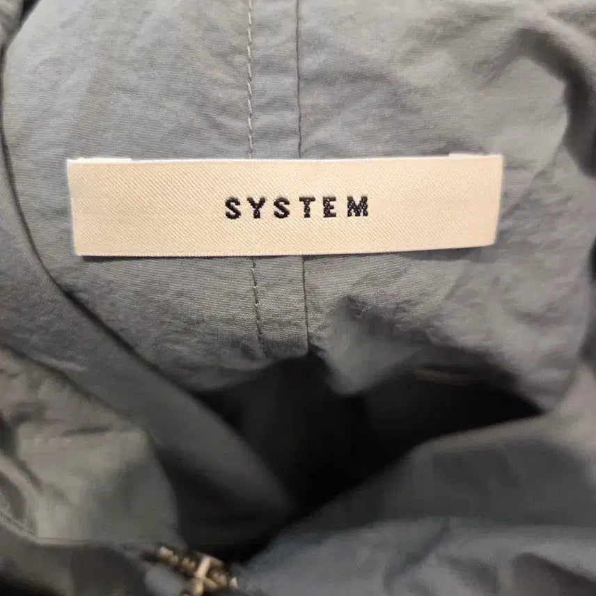 [SOLD OUT] SYSTEM 후드 집업 블루종 자켓