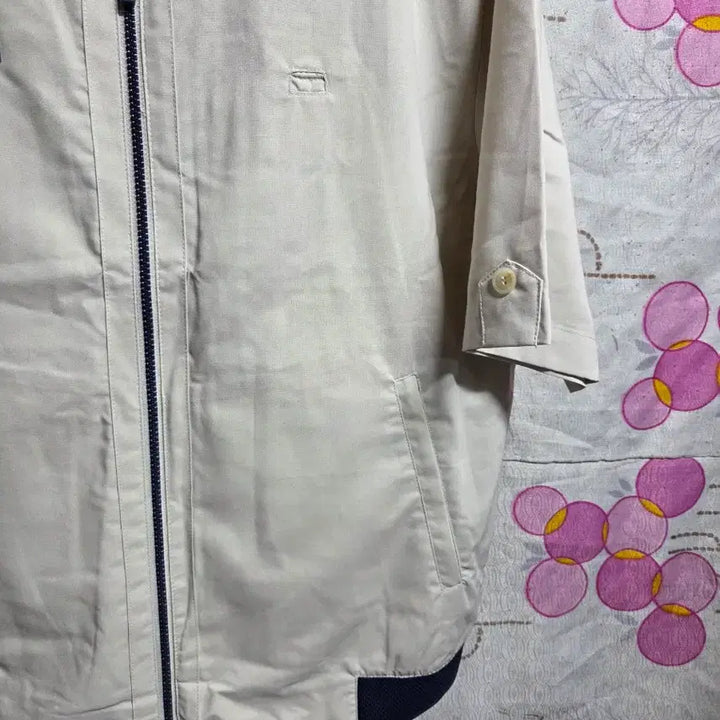 [BUNJANG] Hyundai Logo Short Sleeve Jacket 105 / 현대 로고 반팔 자켓 105