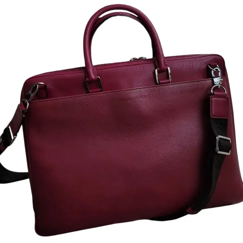 [BUNJANG] Louis Quatorze Briefcase / 루이까또즈 와인색 서류가방 브리프케이스