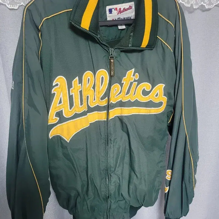 [BUNJANG] Majestic Oakland Athletics MLB Jacket / 마제스틱 오클랜드 어슬레틱스 MLB 점퍼
