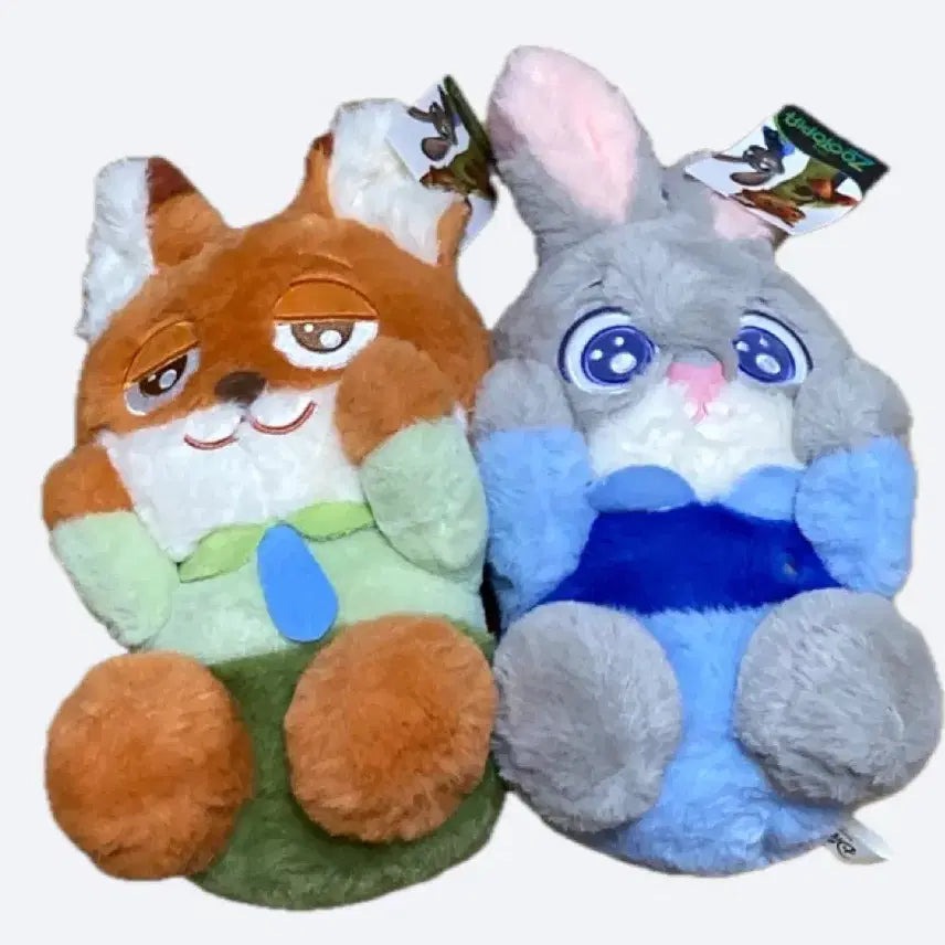 [BUNJANG] Zootopia Nick Wilde and Judy Hopps Plush Set / 주토피아 인형 세트