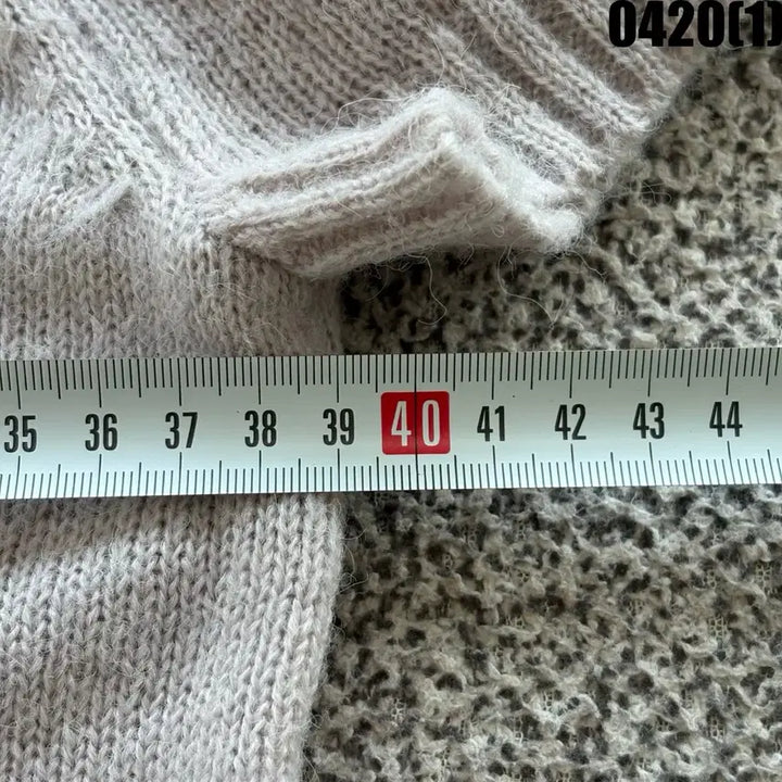 [SOLD OUT] OUIE 반팔 가디건 니트 S